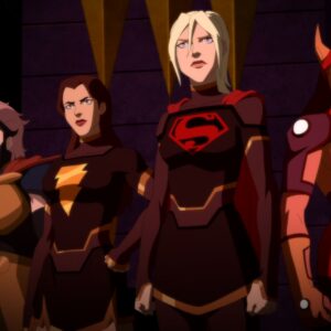 Young Justice: Black Mary (Mary Bromfield) and Supergirl (Kara Zor-El)